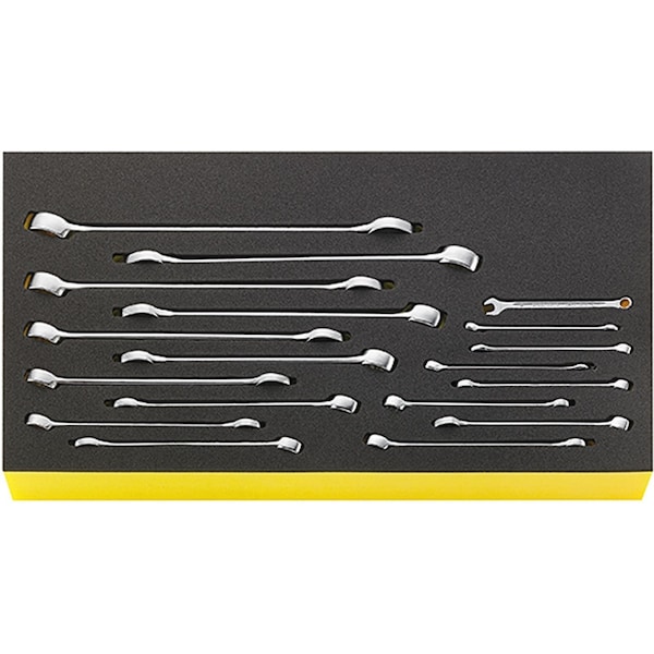 Combination Wrenchs i.TCS inlay No.TCS WT 13/18 6-24MM -tray18-pcs.